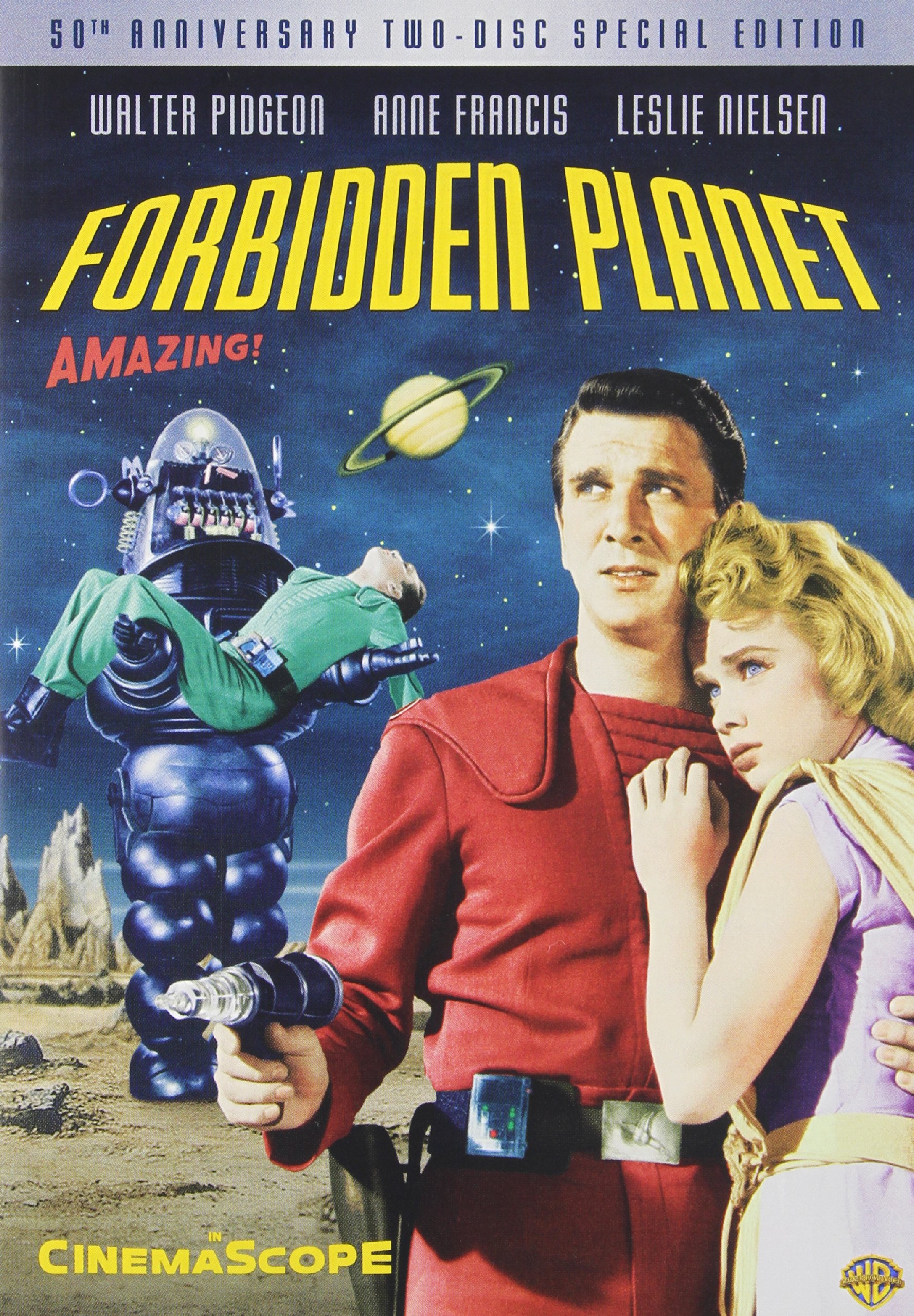 Amazon.com: Forbidden Planet (Two-Disc 50th Anniversary Edition) : Leslie Nielsen, Walter Pidgeon, Fred Wilcox: Movies & TV