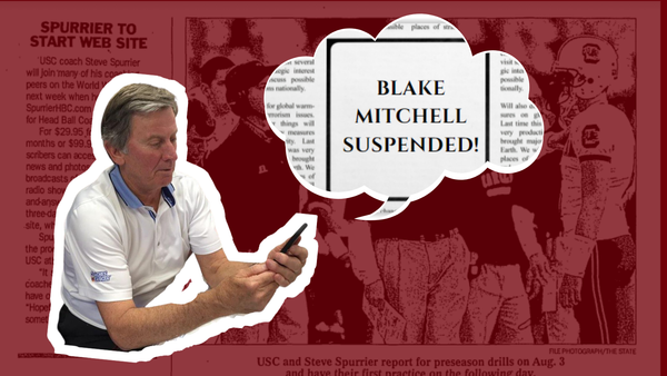 The rise and fall of Steve Spurrier's website